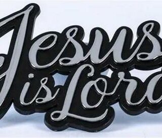 788200282074 Jesus Is Lord Script Emblem Pack Of 6