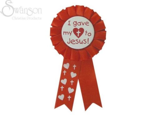 788200788033 Heart To Jesus Award Ribbon Badge