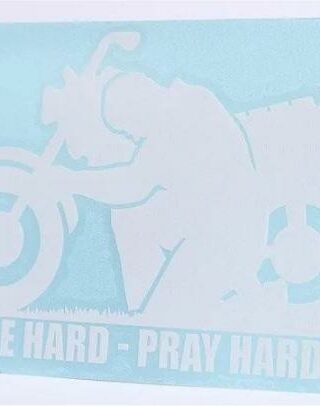 788200801787 Ride Hard Pray Harder Vinyl Auto Decal (Bumper Sticker)