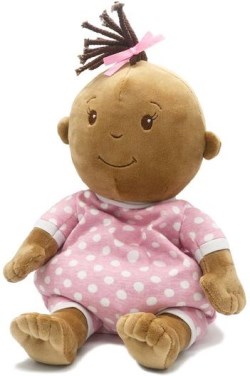 816018023098 Warmies Baby Girl Darker Skin (Doll)