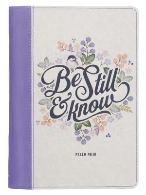 Journal: Be Still and Know (zippered)
