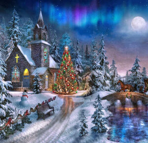 Christmas Night Puzzle (1,000 pc)