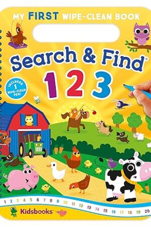My First Wipe-Clean Book:  Search & Find 123 includes wipe clean pen