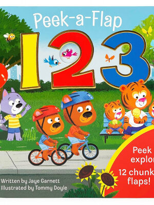 Peek A Flap 123  (Board book)