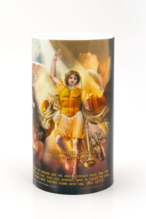Michael Archangel LED Candle